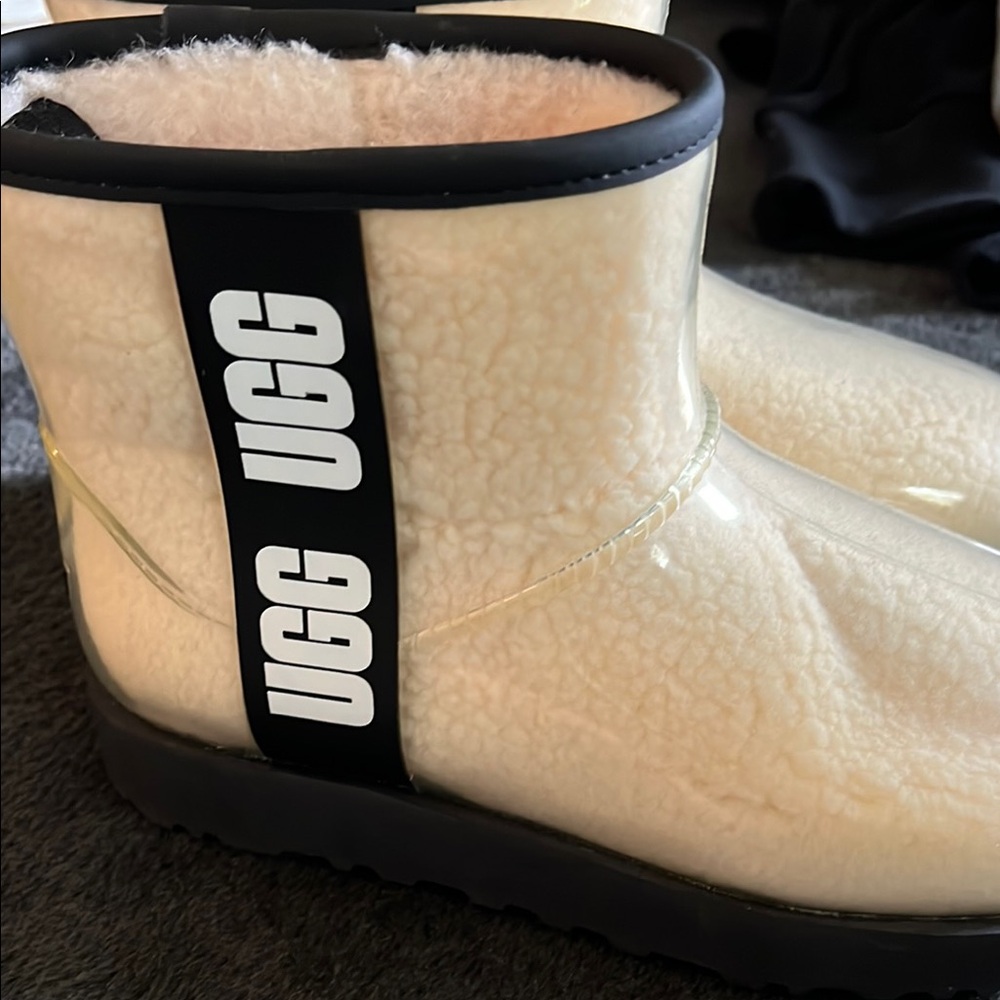 UGG Cream Shearling Boots